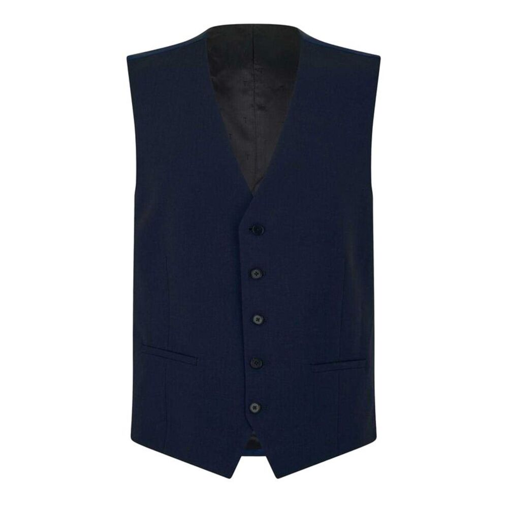 Ted Baker Mens Panama Slim Vest / Navy